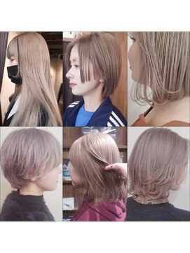 ブロック ジャポン(bloc japon) 透け感アッシュグレーベージュ