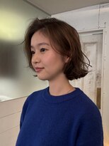 アンプラグド(unplugged)&nbsp;外国人風ウェーブボブパーマ／unplugged