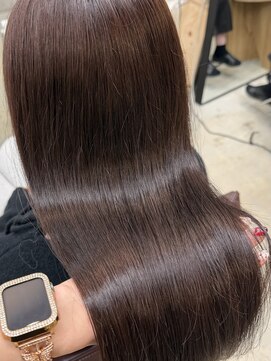 ニュイ 木更津(nuit) ピンクベージュ/アンブレラカラー/クールショート/前髪/木更津