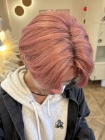 ラヴィズム 栄店(LUVISM) 栄/矢場町/ピンク/ピンクベージュ/メンズハイトーン/ブリーチ