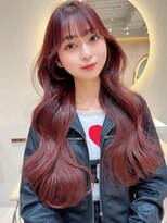 ロンドアリシア 金山(Lond Alexia) 韓国ヘア×ヨシンモリ×ワインレッド