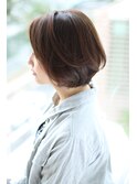 ナチュラルショートボブ