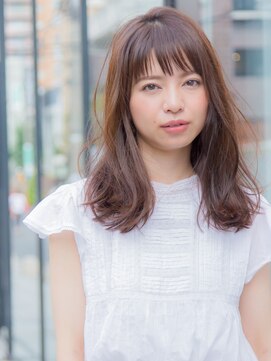 ノラ ヘアーサロン(NORA HAIR SALON) NORA【ERI】シースルーバングで小顔◎くせ毛風カールデジパー