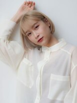 マイラ 銀座(myla)&nbsp;11月1日NEWオープン銀座大人可愛い小顔ナチュラルハイトーンボブ