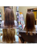【チチカカ】他店美容師さんから紹介、ビビリ修正縮毛矯正