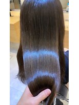 ジーナ 銀座(Zina)&nbsp;髪質改善＊マロンベージュ＊20代30代40代＊かきあげ【Zina銀座】