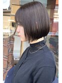 Gem Hair Studio 姉崎 パツっとミニボブ/@gem_anezaki