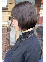 ジェムヘアスタジオ 湘南平塚南口店(Gem Hair Studio) Gem Hair Studio 姉崎 パツっとミニボブ