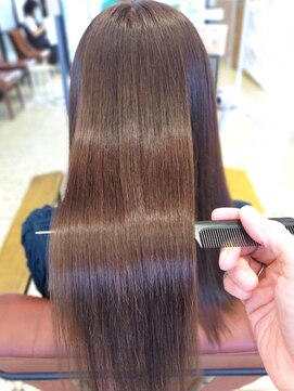 クアトログランシュ ひたちなか店(QUATRO×GranCieux) プレミアム髪質改善before/after