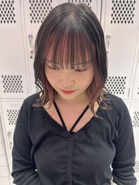 ロンドルーチェ 心斎橋(Lond luce) ダークアッシュ/ミディアムレイヤーカット［髪質改善/縮毛矯正］