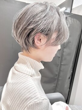 ジエクト 本店(The Ect) ★◎斜めバンググレージュカラーシルキーベージュデザインカラー