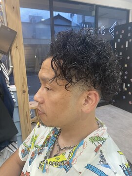 スウェル 船橋店(Swell) ハイライト/マッシュパーマ/束感/波巻き/メンズ1