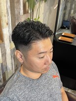 デルフィーノ ヘアーパフォーム(delfino hair perform)&nbsp;メンズ濡れパン７３フェードカット