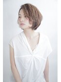 【SORECA/ソレカ】ボブスタイル × ベージュ系カラー