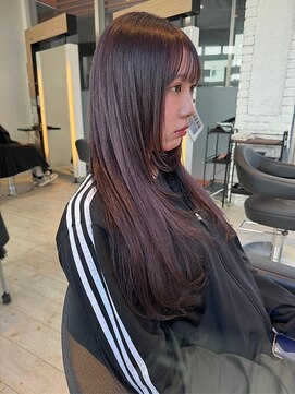 インク サカエ(inq sakae) 透明感/艶カラー/ラベンダーグレージュ