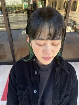 ラック 津田沼(LUCK) 切りっぱなしボブ/エアリーロング/美髪/ピンクブラウン 津田沼