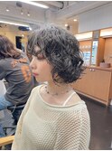 癖毛風パーマ