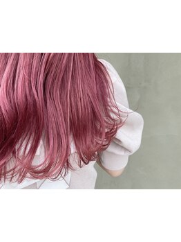 発色&透明感抜群のブリーチなしWカラー*[大曽根/ブリーチなしダブルカラー/レイヤーカット/顔周り/学割U24]