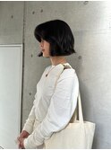 大人外国人風ウェーブフラットボブ：Kaede Kotaki