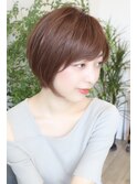 【 Ｉ. 】30代からの襟足すっきり前下がりショートボブ　川口