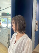 コワファースト 大分(COIFF1RST)&nbsp;外はねショートボブ！グレージュカラー