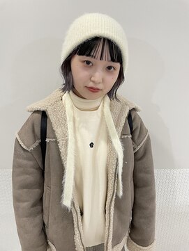 ゼアウィルビーラブデイ(there will be loveday) インナーカラー　ピンク/ラベンダー