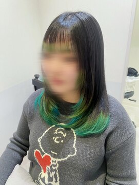 エレノア 枚方(Eleanor) レイヤー&裾カラーグリーン☆ SHIZUKU