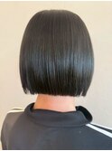 美ラインが際立つ艶やかボブ 髪質改善/艶髪/ナチュラルボブ