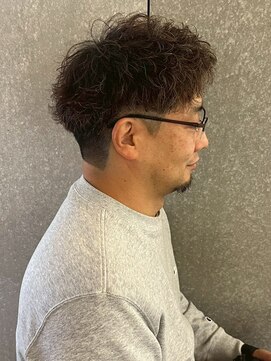 ニアウ 伊勢崎連取店(Niau) ピンパーマシャドウパーマメンズ刈り上げパーマ