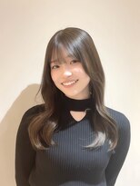 ザックジングウ 表参道(ZACC JINGU)&nbsp;縮毛矯正/オリーブグレージュ/透明感カラー