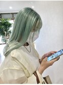 ケアブリーチミントグリーンカラー