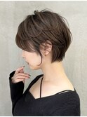 ミニウルフレイヤーカット顔周りカット前髪カットショート/大宮
