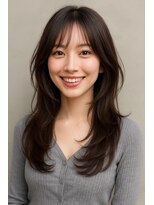 レヴィア(REVIA)&nbsp;レイヤーカット髪質改善トリートメント前髪カット