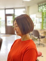 トライスター(TriStar)&nbsp;【トライスター】ワンレンボブ/細めハイライト