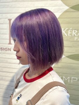 ヘアーデザイン ビビッド(HAIR DESIGN VIVID) ラベンダーカラー