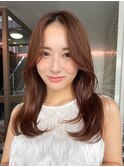暗めカラー/韓国風巻き/レイヤーカット/髪質改善/縮毛矯正/富山
