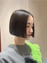 ジーナ 渋谷本店(Zina) ぷつっとボブ×艶感縮毛矯正