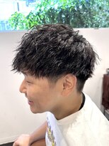 ピークスヘア(peaks hair) ツイストパーマ ソフトツイスト メンズパーマ ツーブロック 堀江