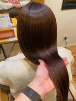 テラスヘア 三条(TERRACEhair) 冬のツヤ髪に!カシスピンクカラー