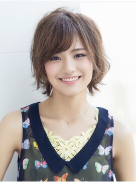 ブロッサム 東久留米店(Blossom) 20代30代◎小顔見せ切りっぱなしボブ×韓国風タッセルカット
