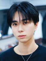 アンサー 原宿(ANSWER)&nbsp;メンズ髪質改善縮毛矯正シースルーセンターパート韓流ヘア