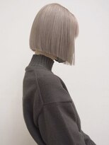 ラッドルーム(LAD ROOM.)&nbsp;ミルクティーグレージュ/切りっぱなしボブ/ケアブリーチ