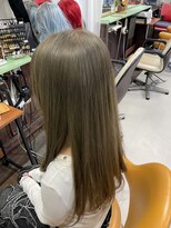 ヘアースペース 練馬店(hair space COCO)&nbsp;高校卒業して初めてのブリーチ、マットベージュ、練馬