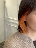 エフェスト 二条店(efesto)&nbsp;パキッとオレンジのイヤリングカラー