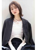 ボブミルクティーブロンドダークブルーワンホンレイヤー30代40代