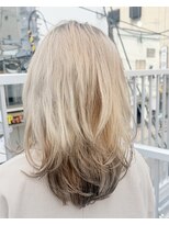 ヘアワン(HAIR One) ハイトーンでデザインカラー