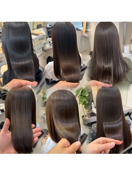 エリン ヘア(ELIN hair.)の写真/縮毛矯正っぽくない。自然な地毛風ストレートへ。【柔らかい縮毛矯正/似合わせレイヤーカット/髪質改善】