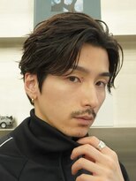 レタッチバイフィフス(RETOUCH by fifth)&nbsp;センターパート×ルーズパーマ