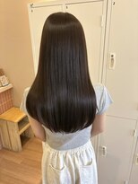 エウ(eu)&nbsp;縮毛矯正／寒色ブラウン