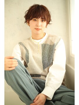 リベラル(liberal) マスクでもお洒落なくせ毛ショート/カールボブ/30代/40代/50代